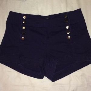 Forever 21 Size 30 Navy Blue Sailor Shorts ☀️